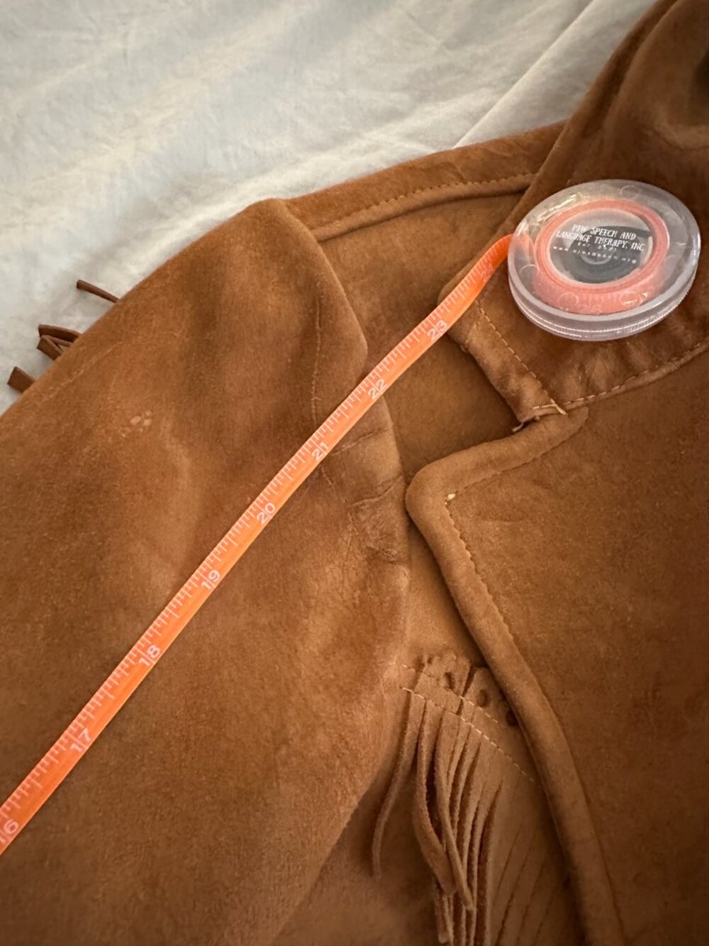 Vintage Suede Fringed Jacket - Picture 4 of 16